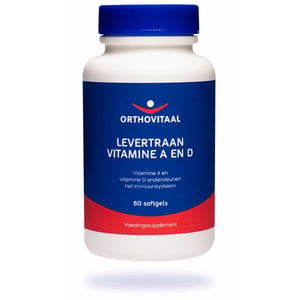 Orthovitaal Levertraan Vitamine A en D afbeelding