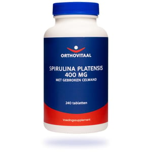 Orthovitaal Spirulina Platensis 400 mg afbeelding