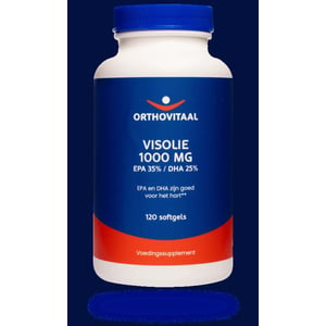 Orthovitaal Visolie 1000 mg EPA 35% DHA 25% afbeelding