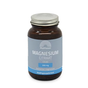 Mattisson Healthstyle Magnesium Citraat 200mg afbeelding