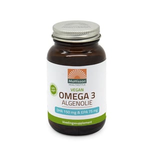 Mattisson Healthstyle Omega 3 Algenolie DHA 150 mg & EPA 75 mg afbeelding