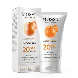 MOSSA NATURAL SUN SPF 20 Mineral Lotion  Zonnebrand afbeelding