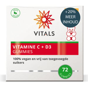 Vitals Vitamine C + D3 gummies afbeelding