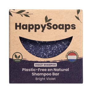 HappySoaps Zilver Bright Violet Shampoo Bar afbeelding