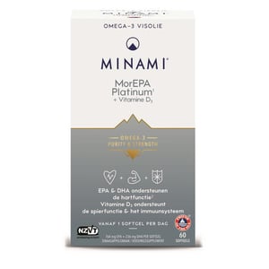 Minami Nutrition MorEPA Platinum + Vitamine D3 afbeelding