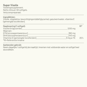 Vitaminstore Super Visolie omega 3 afbeelding