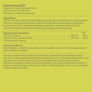 Vitaminstore Calciumcitraat D3 (calcium) afbeelding