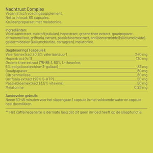 Vitaminstore Nachtrust Complex met melatonine afbeelding