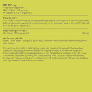Vitaminstore Q10 100 mg (co-enzym Q10) afbeelding