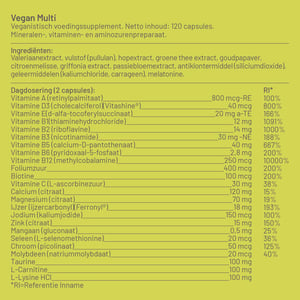 Vitaminstore Vegan Multi (multivitamine) afbeelding