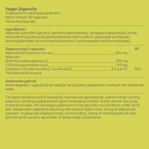 Vitaminstore Vegan Algenolie afbeelding