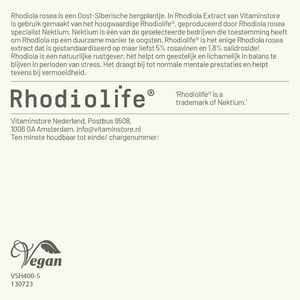 Vitaminstore Super Rhodiola (Rhodiolife) afbeelding