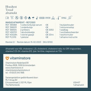 Vitaminstore Bloedtest Totaal afbeelding
