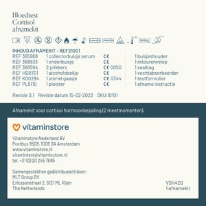 Vitaminstore Cortisol Test afbeelding