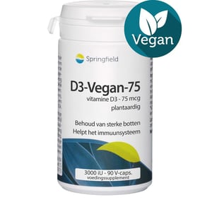 Springfield - Vegan D3 vitamine 75 mcg