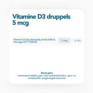 Bonusan Vitamine D3 5 mcg (vitamine D druppels) afbeelding