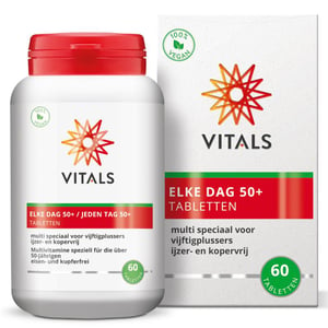 Vitals - Elke Dag 50+ Tabletten (één-per-dag)