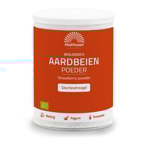 Mattisson Healthstyle - Aardbeien poeder bio