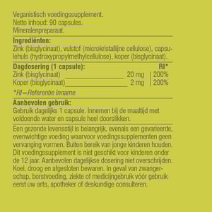 Vitaminstore Zink Bisglycinaat afbeelding