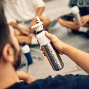 Dopper Flip Straw - White Dopper Flip Straw - White afbeelding