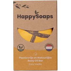 HappySoaps - Body Oil Bar Cozy Vanilla