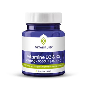 Vitakruid - Vitamine D3 & K2 in MCT-olie voor verhoogde opname