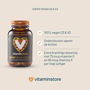 Vitaminstore Super vegan D3 & K2 afbeelding