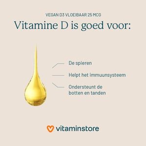 Vitaminstore Vegan D3 liquid 25mcg image