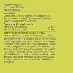 Vitaminstore Vitamine D3 & K2 afbeelding