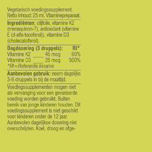 Vitaminstore Vitamin D3 & K2 Drops Vitaminstore Vitamin D3 & K2 Drops image