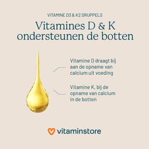 Vitaminstore Vitamin D3 & K2 Drops Vitaminstore Vitamin D3 & K2 Drops image