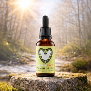 Vitaminstore Vitamine D3 Vloeibaar 25 mcg (1000 IE per 1 druppel) afbeelding