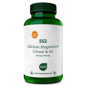 AOV Voedingssupplementen - 552 Calcium & Magnesium Citraat AC