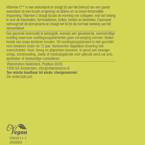 Vitaminstore Ester-C® 500mg (acid-free buffered vitamin C) Vitaminstore Ester-C® 500mg (acid-free buffered vitamin C) image