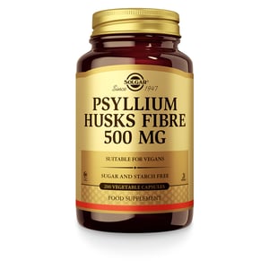 Solgar Vitamins - Psyllium Husks 500 mg (vlozaad vezels, in capsules)