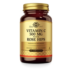 Solgar Vitamins - Vitamin C with Rose Hips 500 mg (vitamine C met rozenbottel)