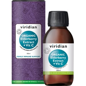 Viridian - Organic Elderberry Extract with Vitamin C