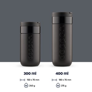 Dopper Dopper Travel Mug Blazing Black afbeelding