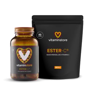 Vitaminstore - Ester-C 500 pot + refill 60 st.