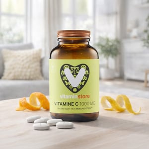 Vitaminstore Vitamine C1000 mg Vitaminstore Vitamine C1000 mg afbeelding