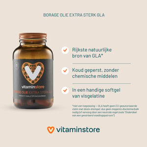 Vitaminstore Borage Olie Extra Sterk GLA (voorheen Zuiver GLA) afbeelding