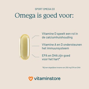 Vitaminstore Sport Omega D3 (NZVT-geprüft) Vitaminstore Sport Omega D3 (NZVT-geprüft) Abbildung