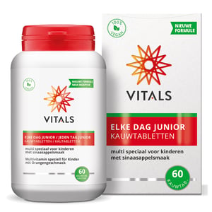 Vitals Elke Dag Junior Stevia (Kindermulti) Vitals Elke Dag Junior Stevia (Kindermulti) Abbildung