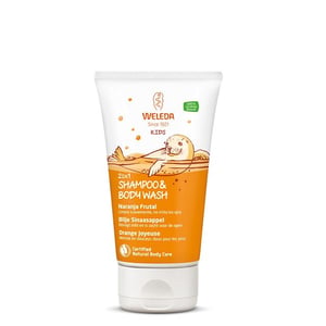 Weleda natuurcosmetica - Kids 2 in 1 Shampoo & Bodywash Blije Sinaasappel