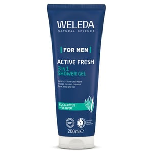Weleda natuurcosmetica - Men Active Fresh 3-in-1 Douchegel