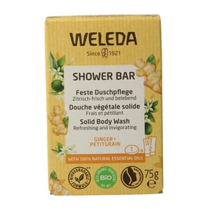 Weleda natuurcosmetica - Shower Bar Ginger + Petitgrain