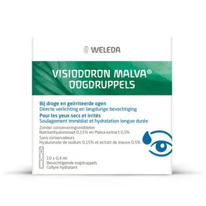 Weleda natuurcosmetica - Visiodoron Malva Oogdruppels 0.4 ml
