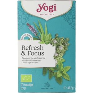 Yogi Tea - Refresh & Focus Bio