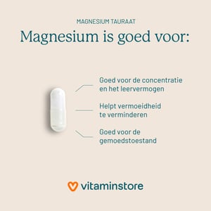 Vitaminstore Magnesium Tauraat afbeelding