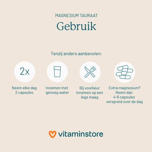Vitaminstore Magnesium Tauraat afbeelding